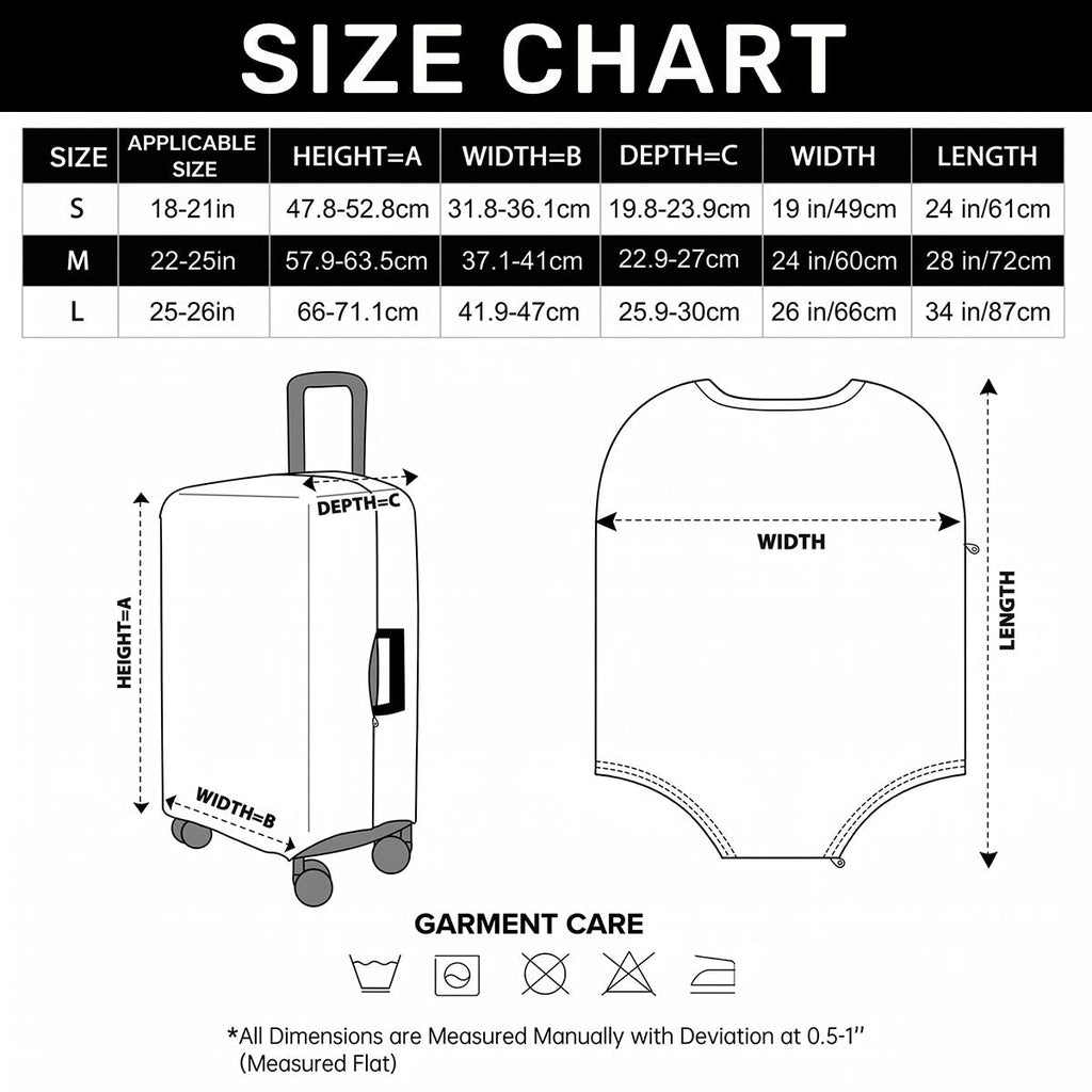 Travel Is My Therapy - Personalized Luggage Cover