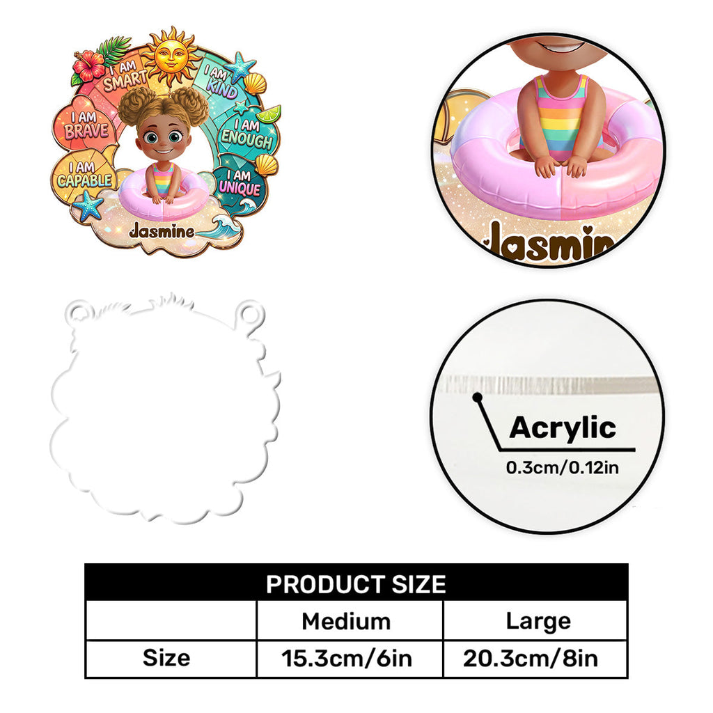 I Am Smart - Personalized Acrylic Suncatcher