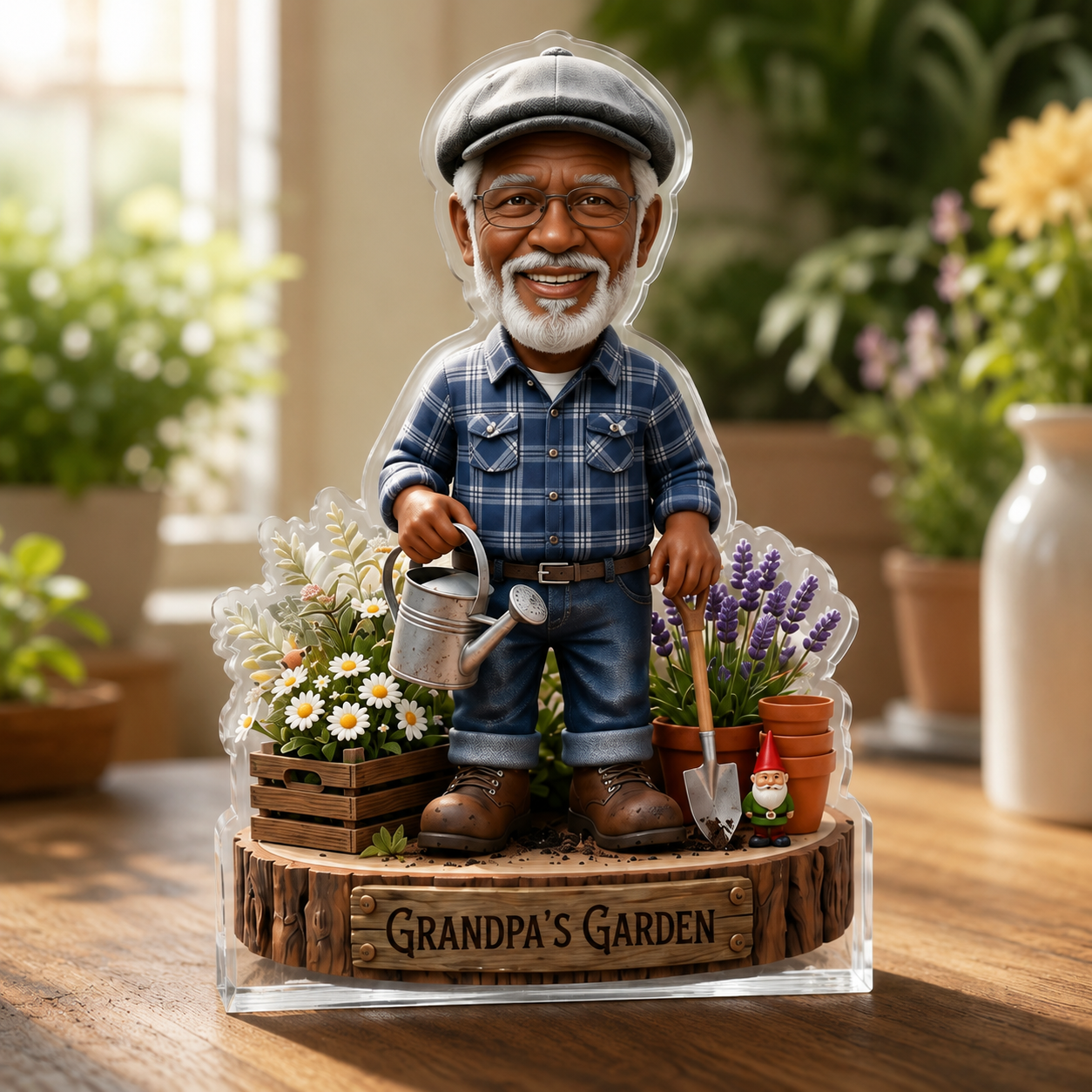 Custom Photo Garden Decor - Personalized Custom Shaped Acrylic Plaque