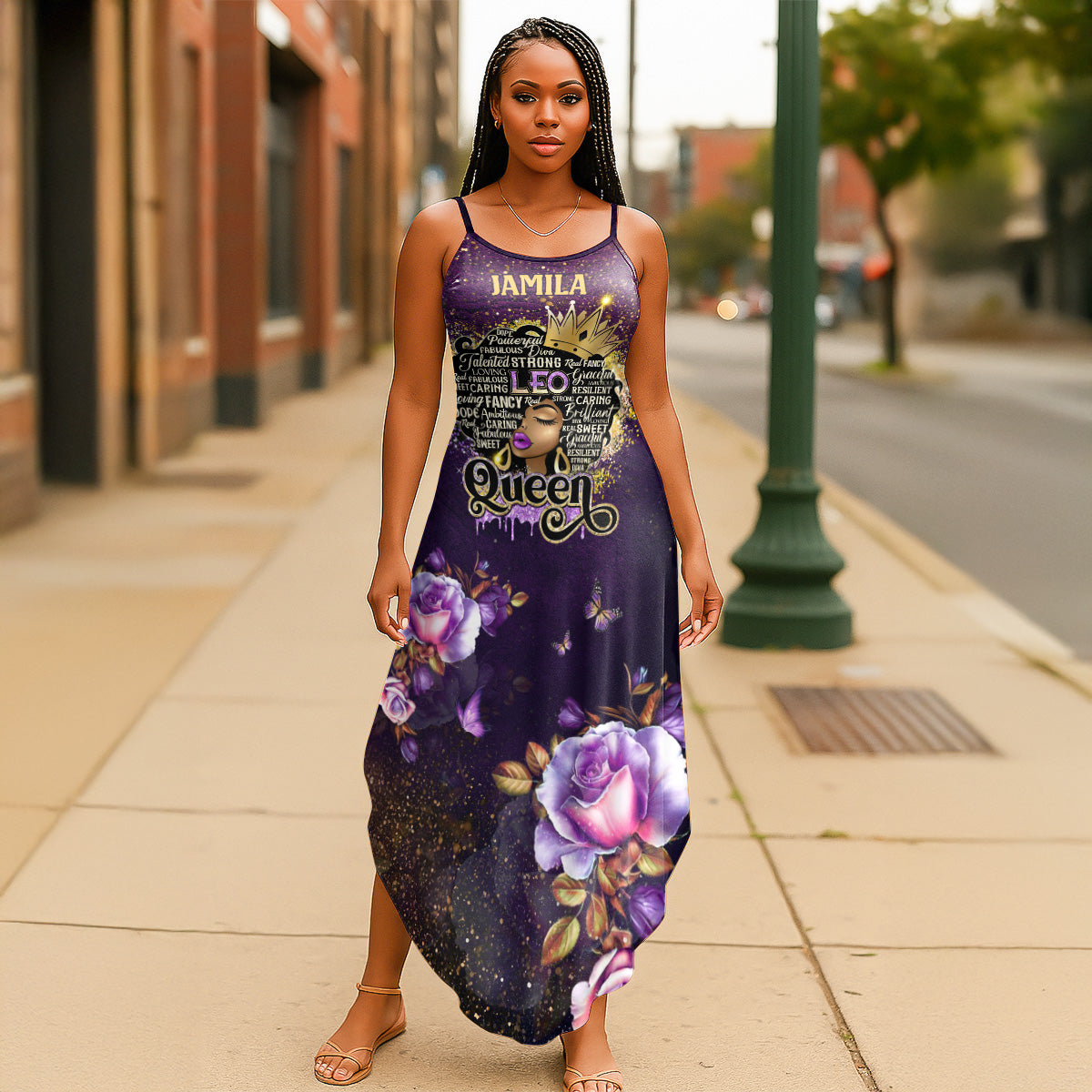 Zodiac Queen - Personalized Maxi Dress
