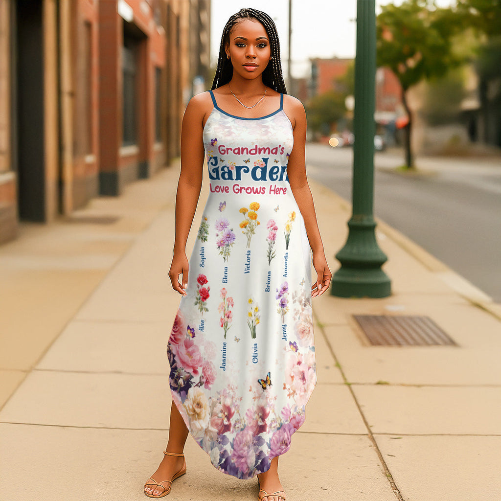 Grandma's Garden - Personalized Maxi Dress