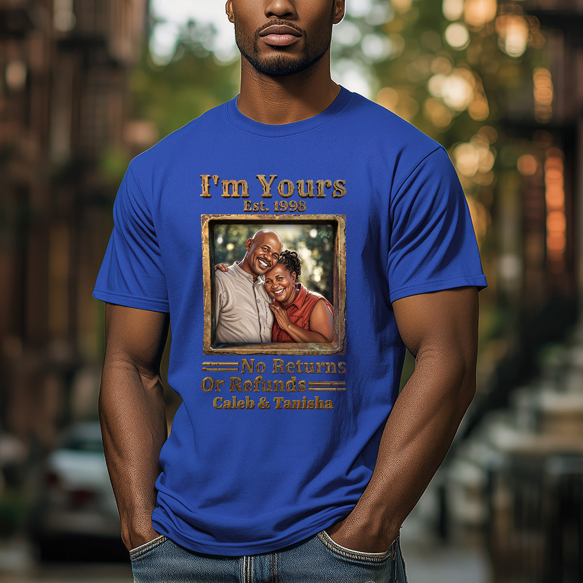 I'm Yours No Returns Or Refunds 3D Version - Personalized 2D Unisex T-shirt