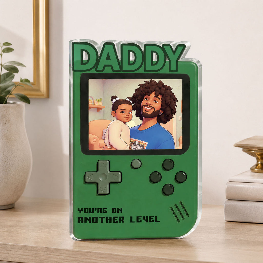 You're On Another Level Gift For Dad - Personalized Custom Shaped Acrylic Plaque