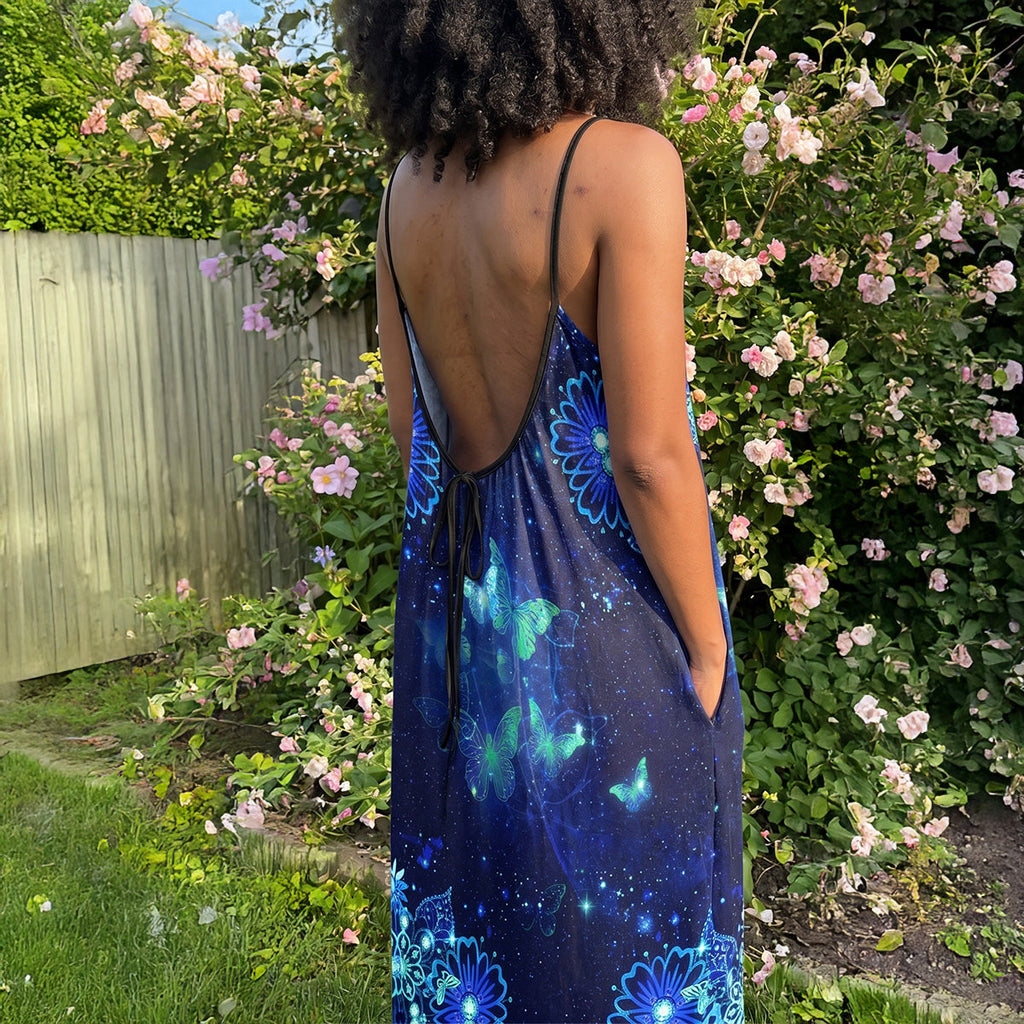 God Says You Are - Personalized Backless Cami Maxi Dress