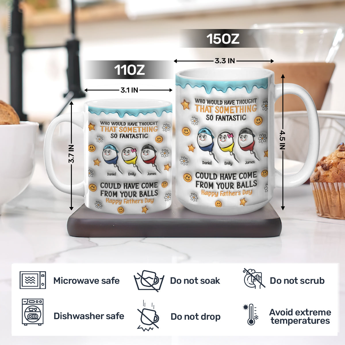 We All Came From There - Personalized Ceramic Coffee Mug