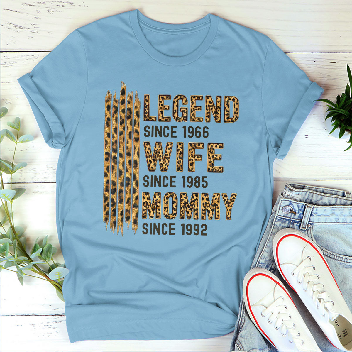 Legend Wife Mom Grandma - Personalized 2D Unisex T-shirt