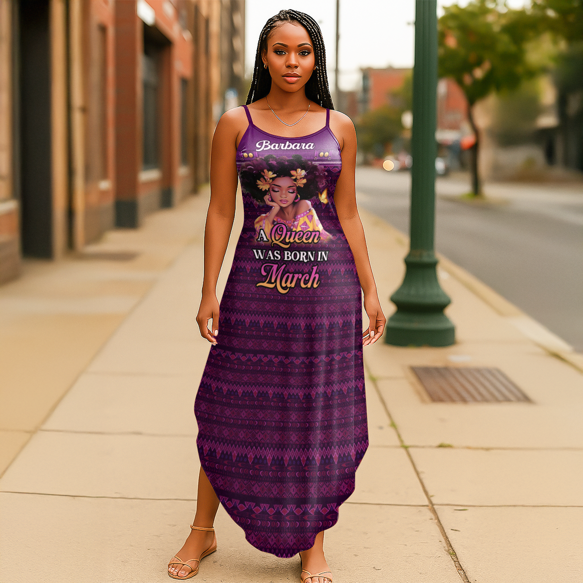 Black Queen - Personalized Maxi Dress