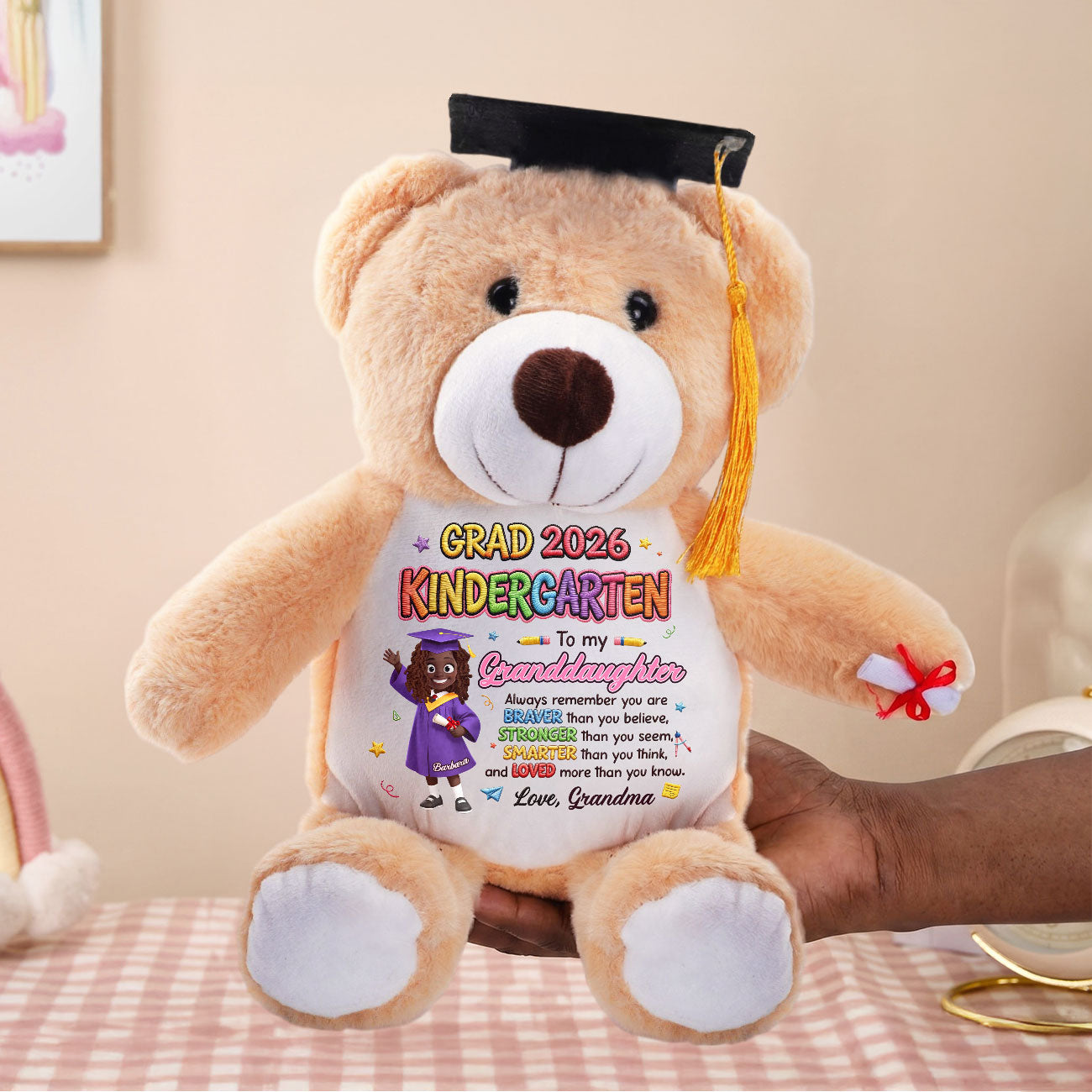 Preschool Kindergarten Graduation - Personalized Graduation Teddy Bear