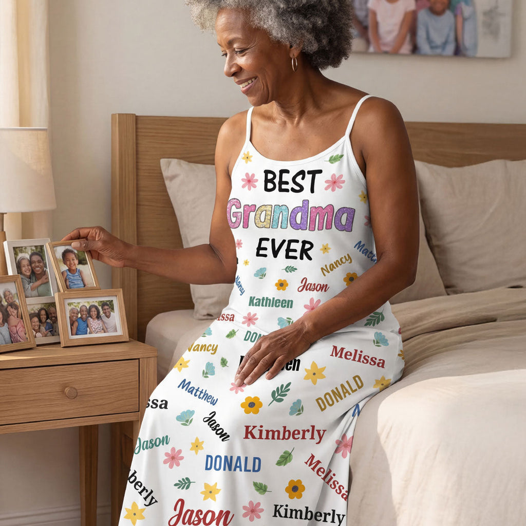 Best Nana Ever - Personalized Maxi Dress