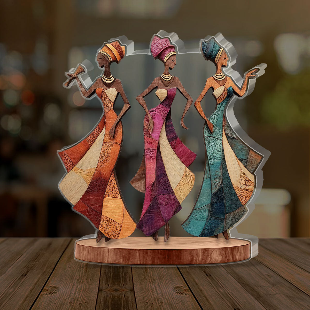 African Souls -  Custom Shaped Acrylic Plaque