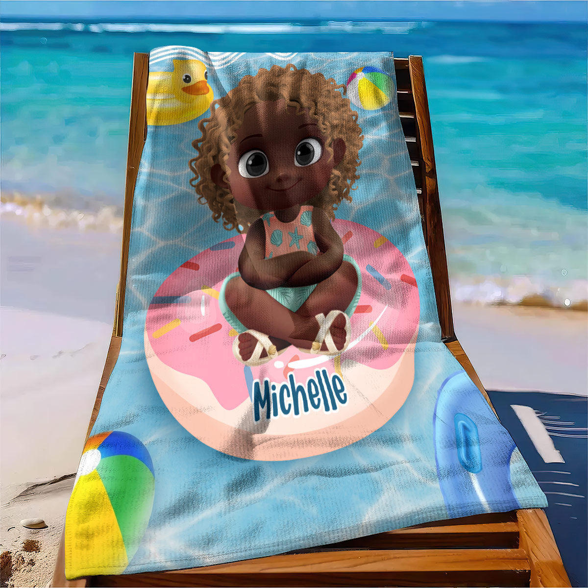 Life Is Better at Grandma & Grandpa's Pool - Personalized Beach Towel