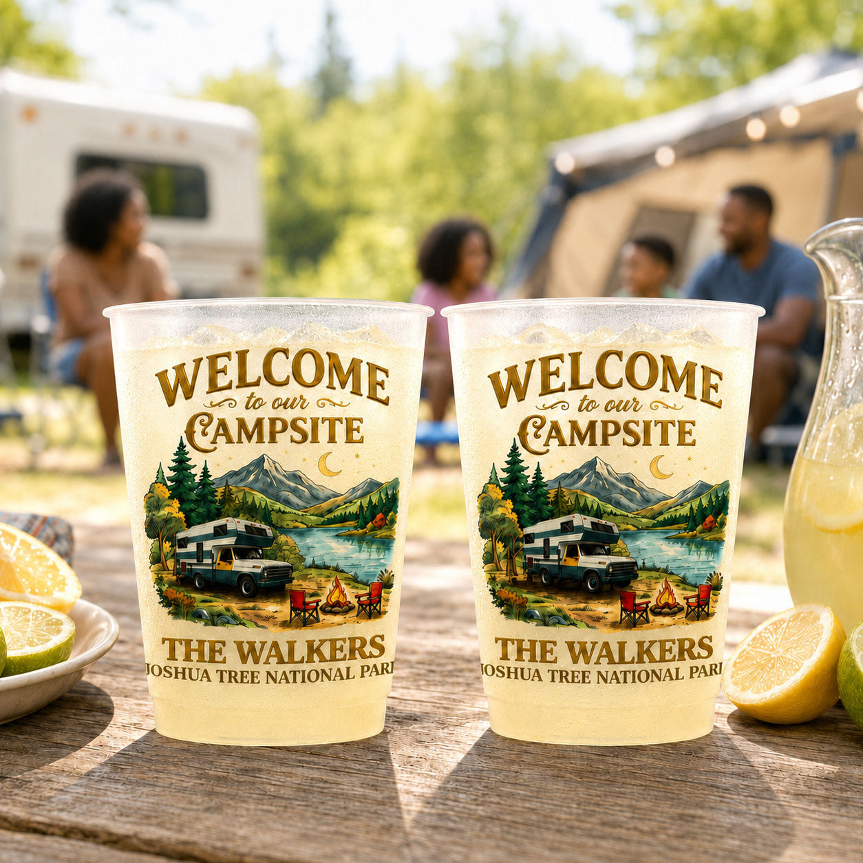 Happy Camper For Life - Personalized Cups