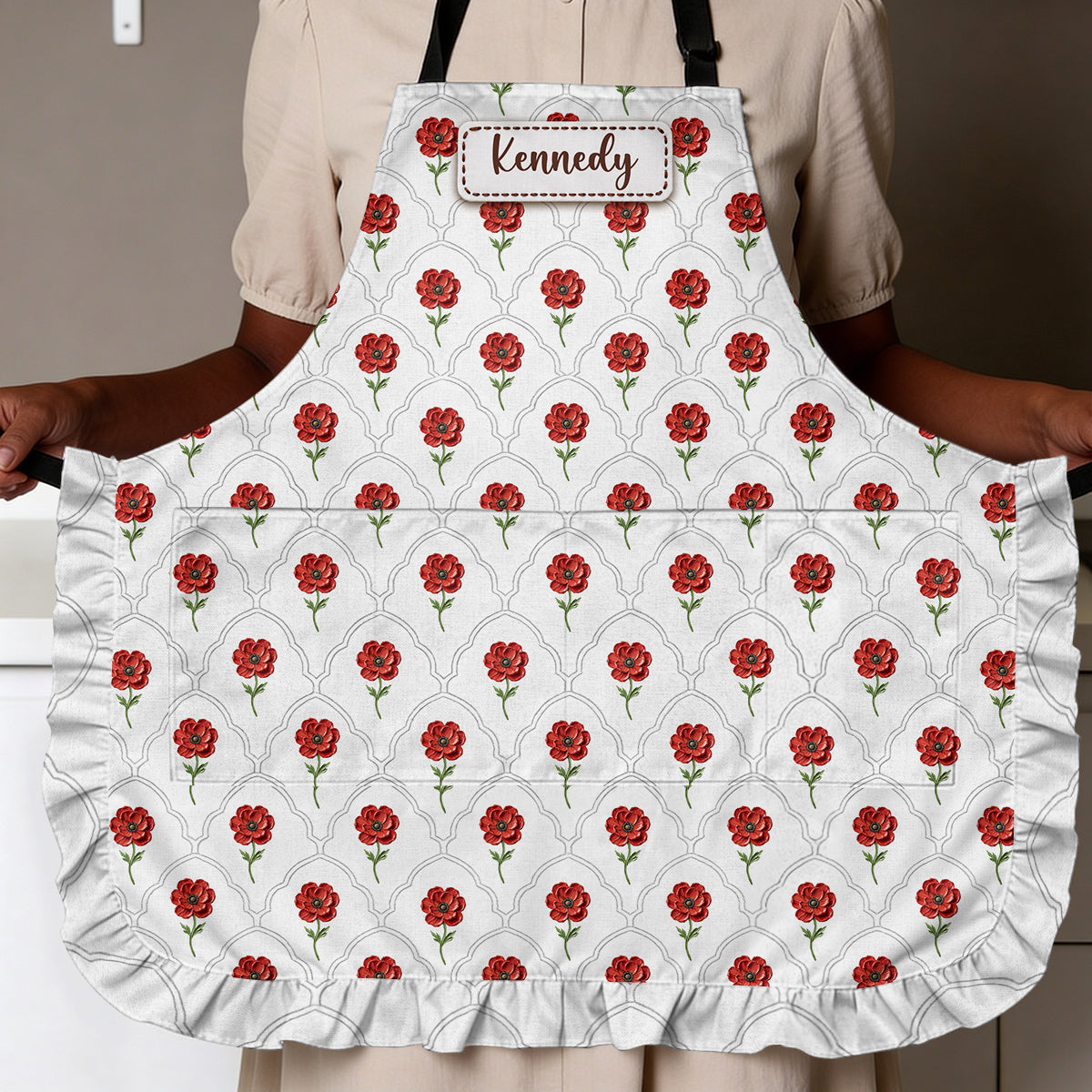 To My Daughter, Granddaughter - Personalized Ruffled Apron