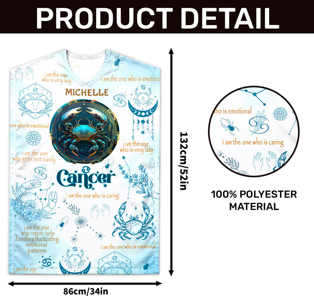 12 Zodiac Signs - Personalized Kaftan Dress