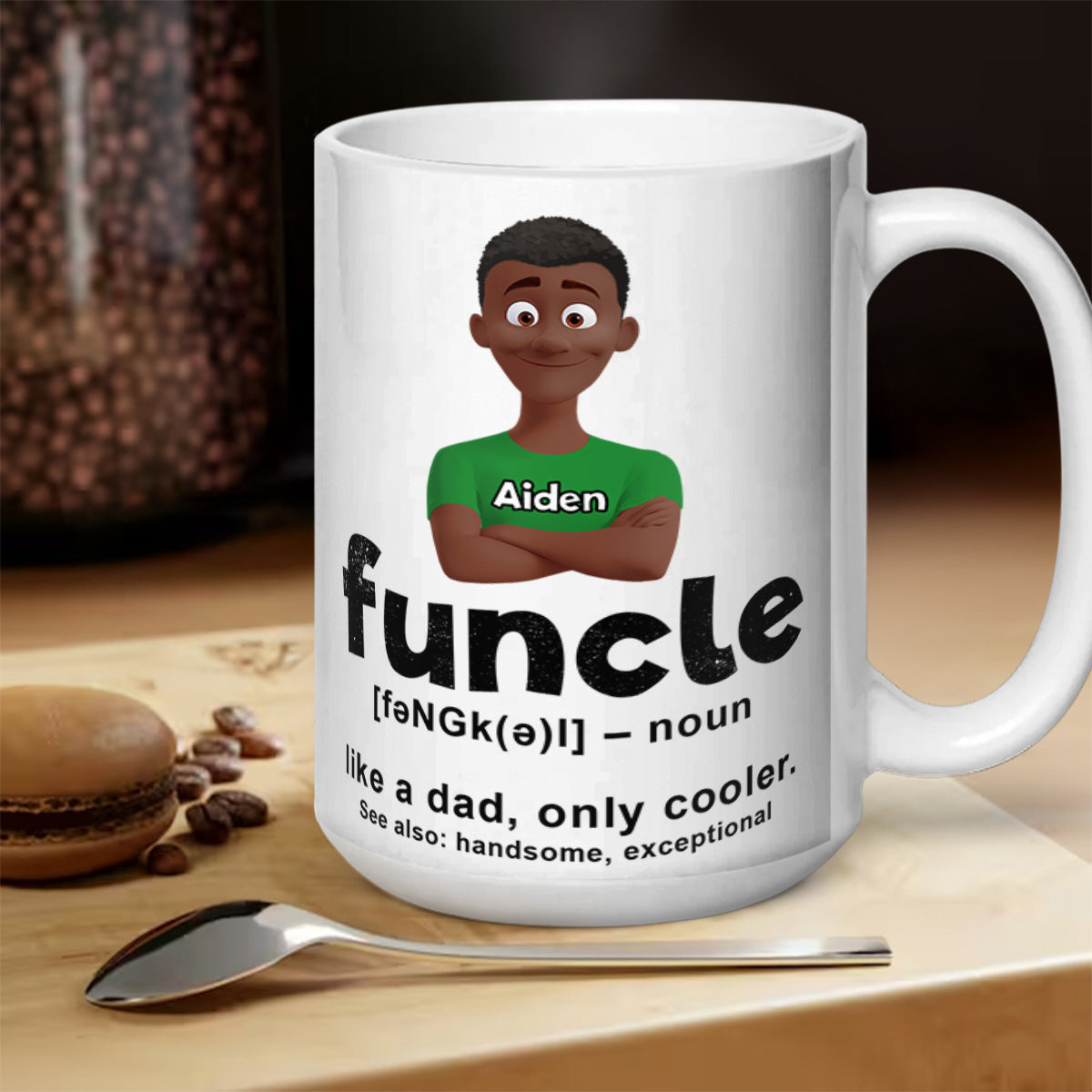 Cool Funcle - Personalized Ceramic Coffee Mug