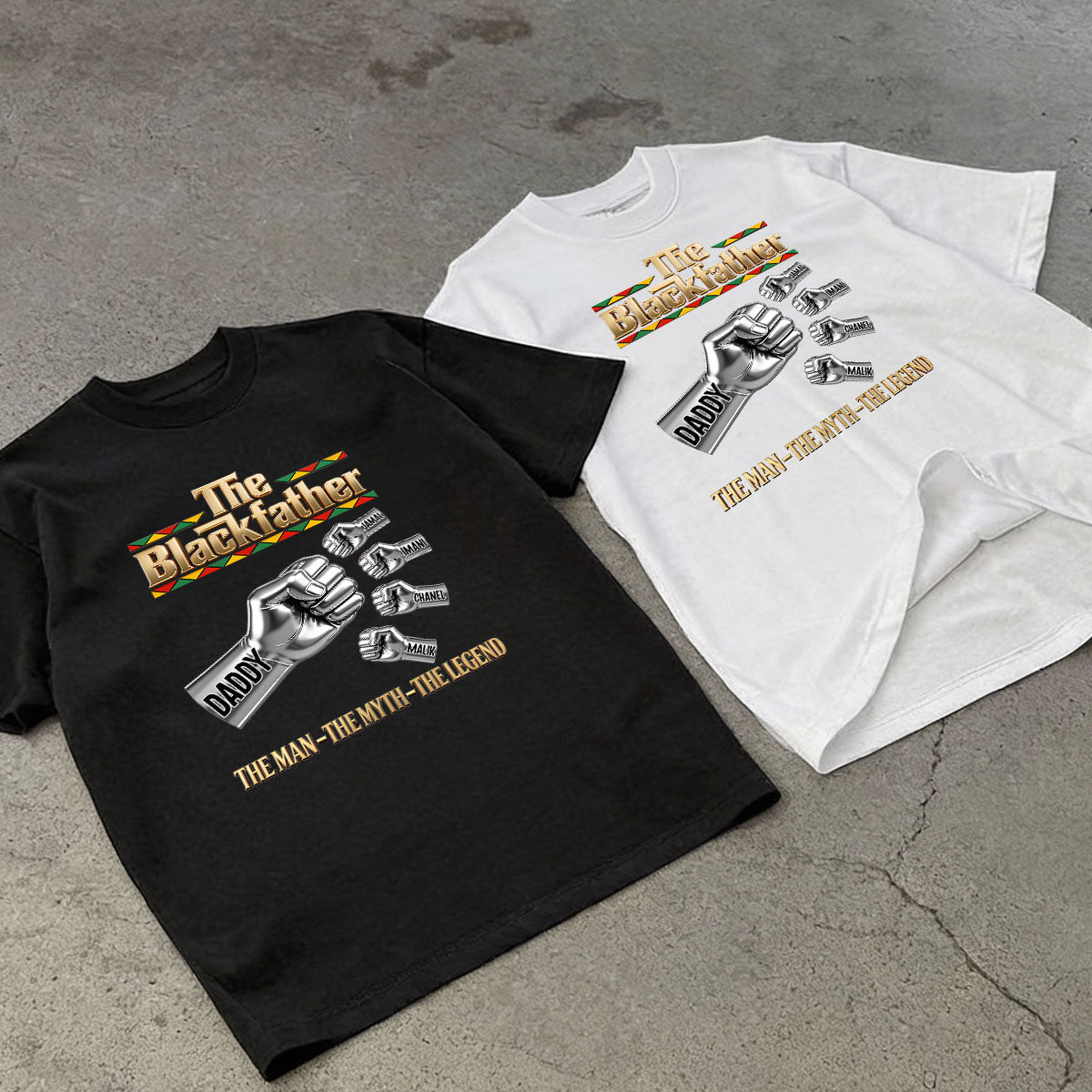 The Blackfather  - Personalized 2D Unisex T-shirt