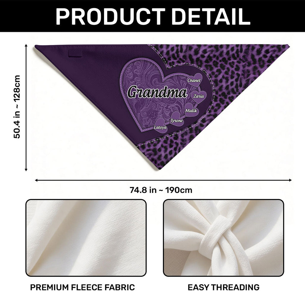 Grandma's Heart - Personalized Shawl Wrap