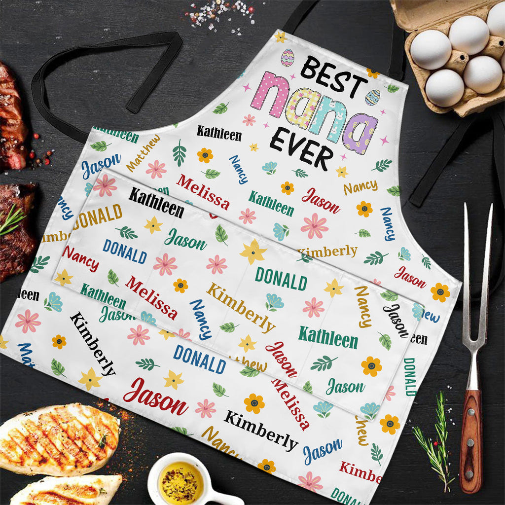 Best Nana Ever - Personalized Apron With Pocket