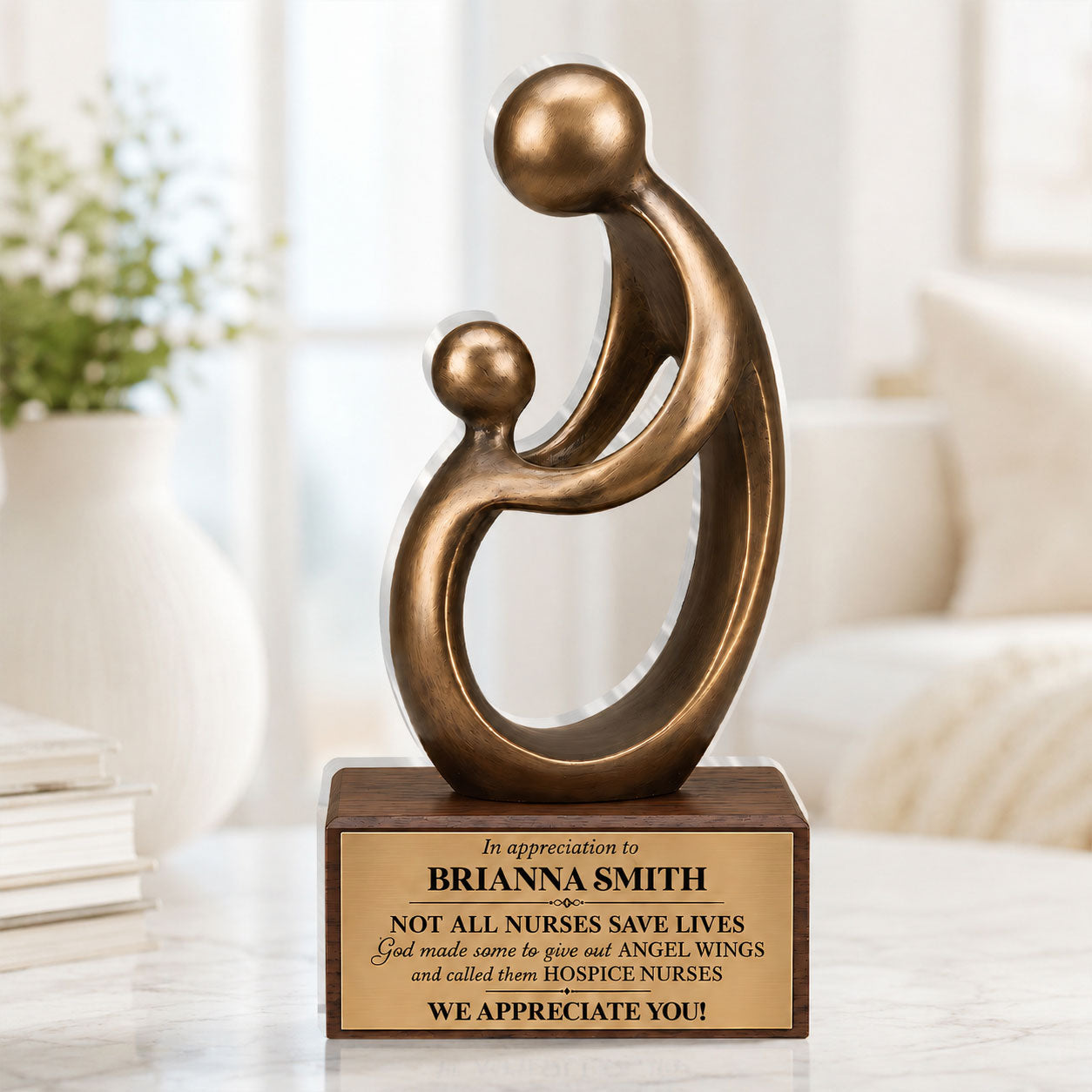 Hospice Nurses Gift Nurse Appreciation Gift - Personalized Custom Shaped Acrylic Plaque