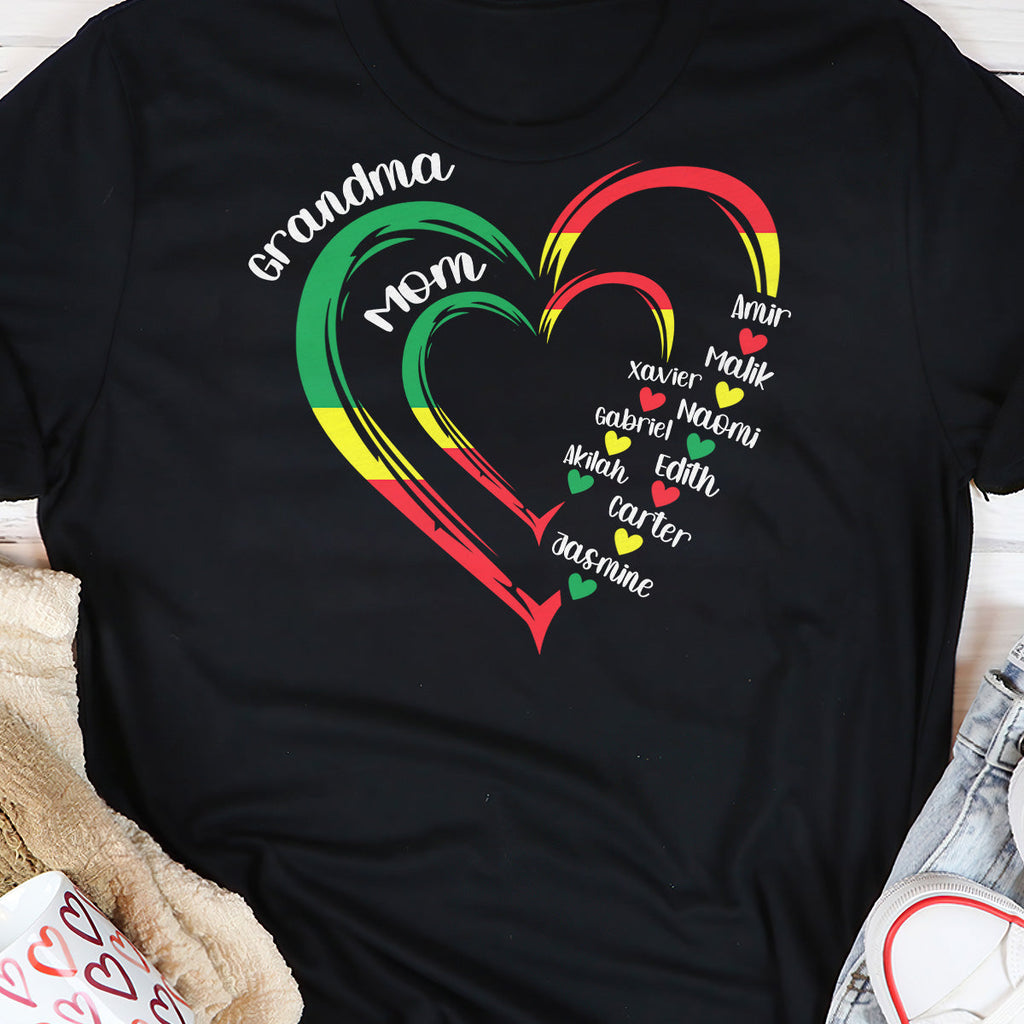 Heart In Heart - Personalized 2D Unisex T-shirt