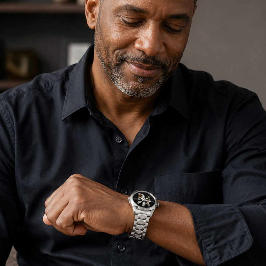 Best Dad Ever - Personalized Men's Wrist Watch