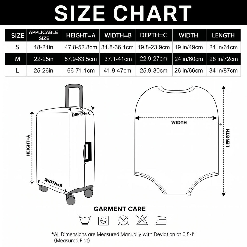 So The Adventure Begins - Personalized Luggage Cover