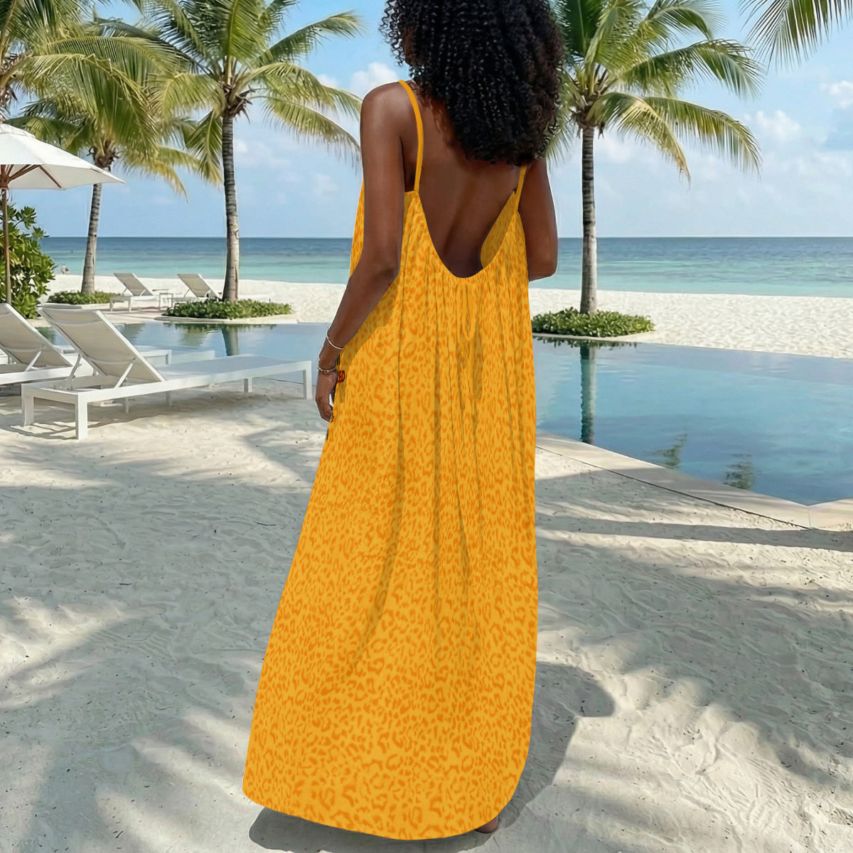 I Am The Storm - Personalized Backless Cami Maxi Dress