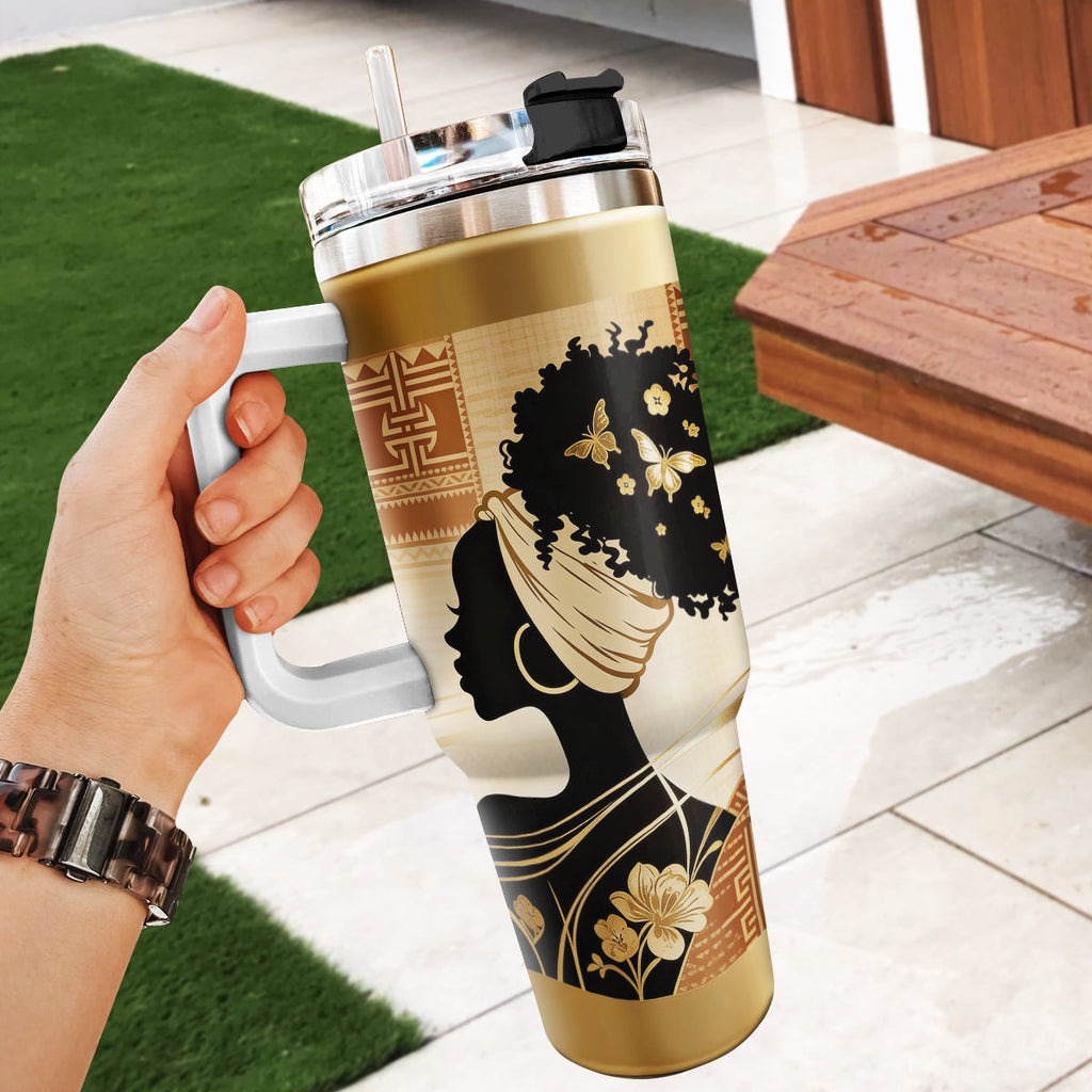 Sunshine Mixed With A Little Hurricane - Personalized Stainless Steel Tumbler