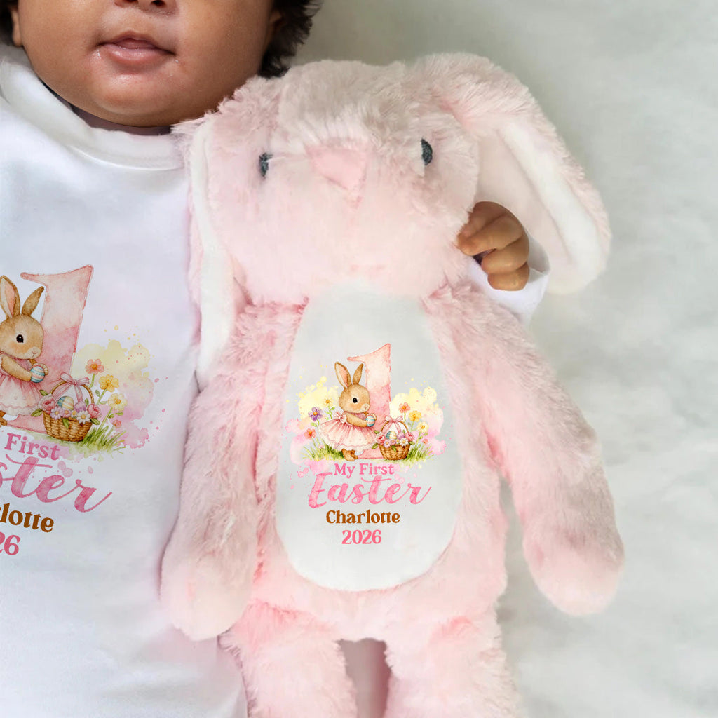 Baby's First Easter - Personalized Stuffed Bunny
