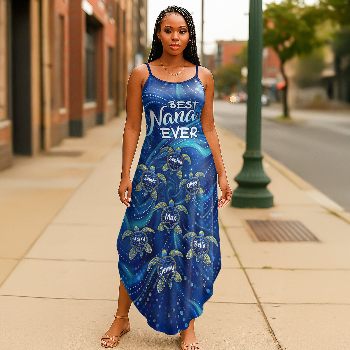 Best Nana Ever - Personalized Maxi Dress