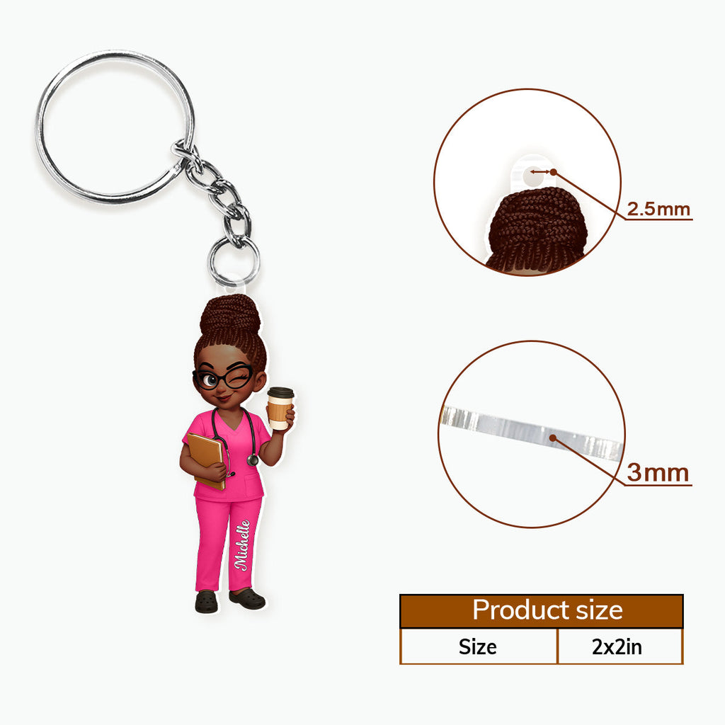 I'm A Nurse - Personalized Acrylic Keychain