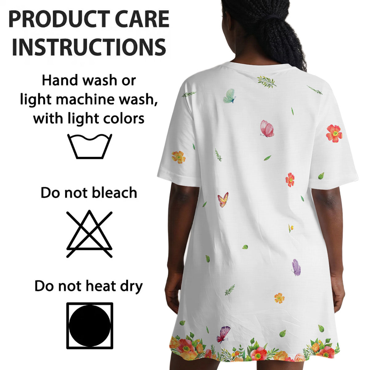 First Mom Now Grandma Butterfly Version - Personalized Sleep Tee