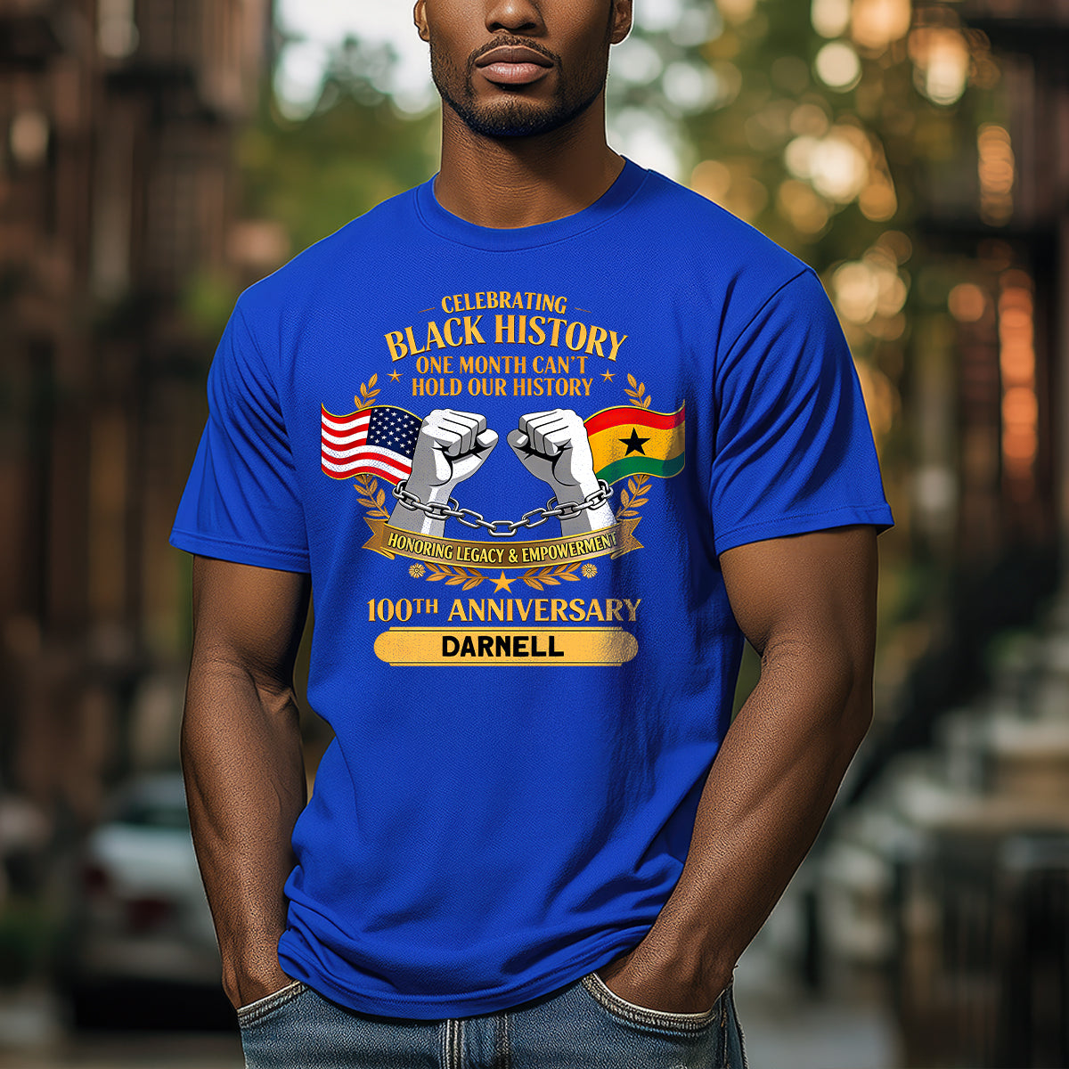 Black History Month - Personalized 2D Unisex T-shirt