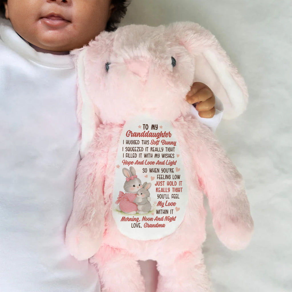 You’ll Feel My Love Within It - Personalized Stuffed Bunny