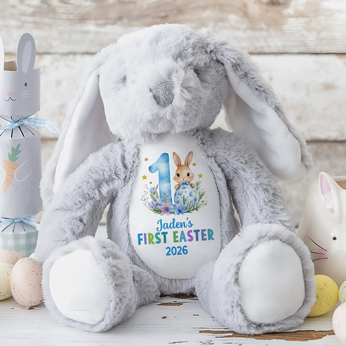 Baby's First Easter - Personalized Stuffed Bunny