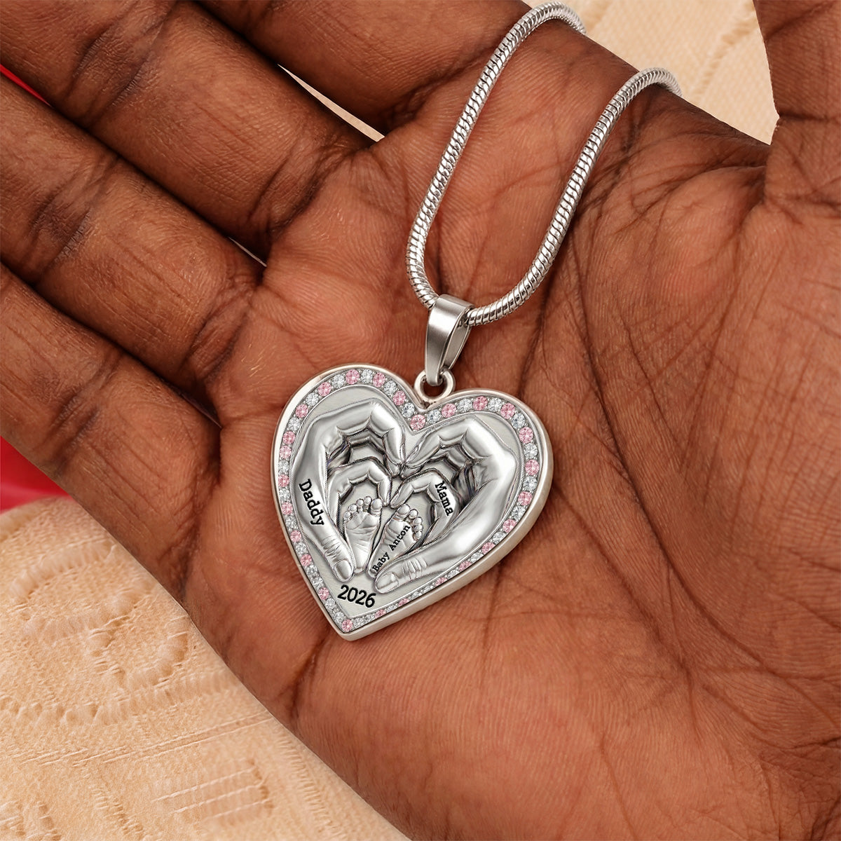 Forever Our Little Love - Personalized Heart Necklace