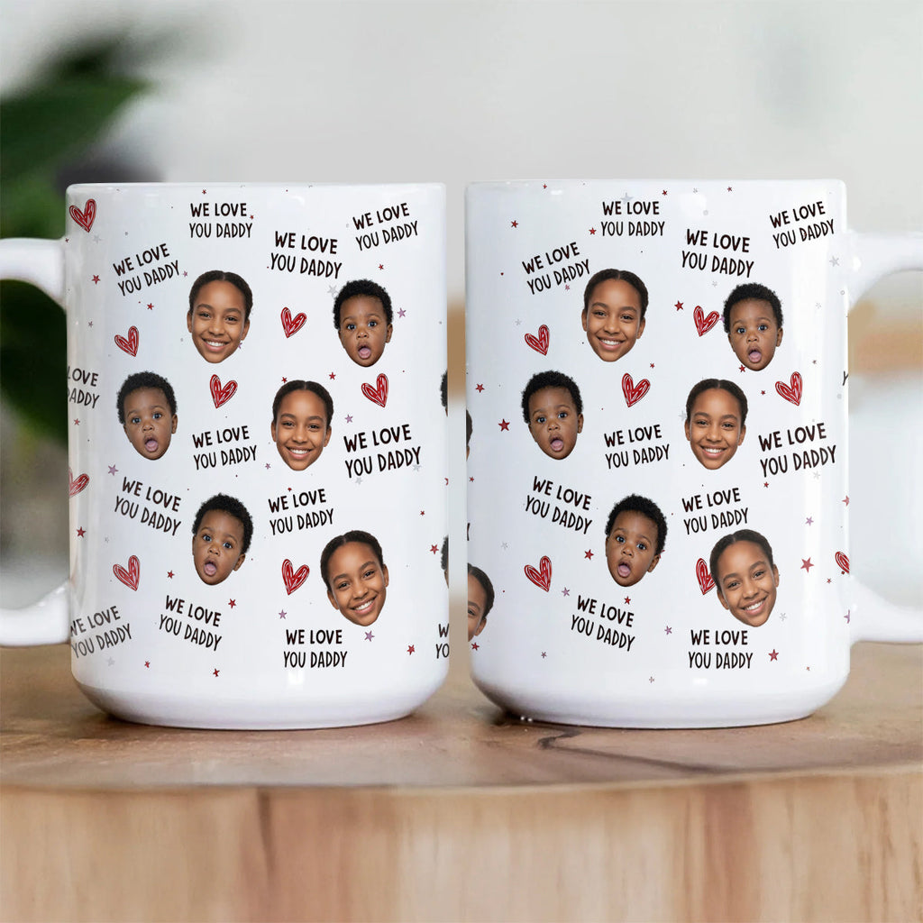 I Love You Daddy - Personalized Ceramic Coffee Mug