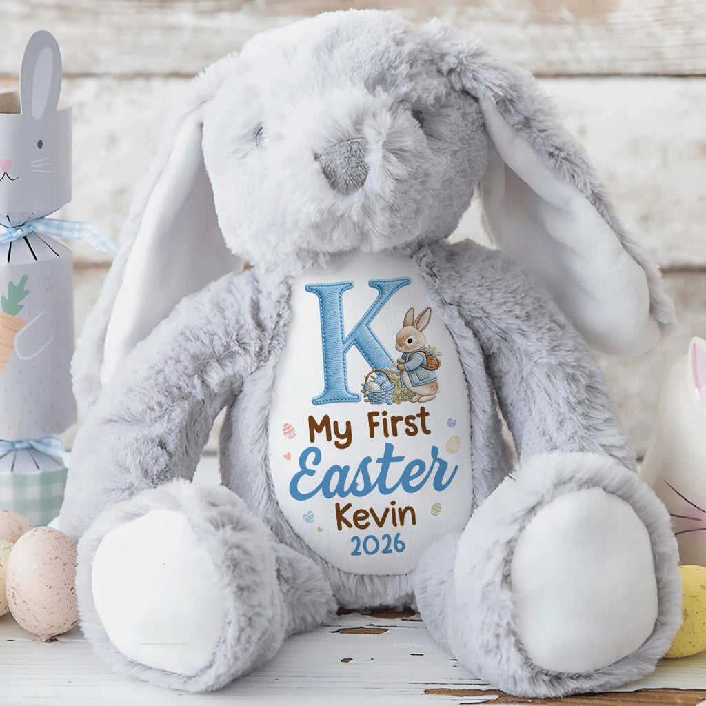 My First Easter 2026 - Personalized Stuffed Bunny