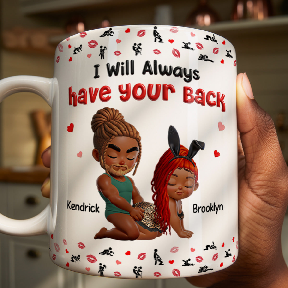 I Will Always Have Your Back - Personalized Ceramic Coffee Mug