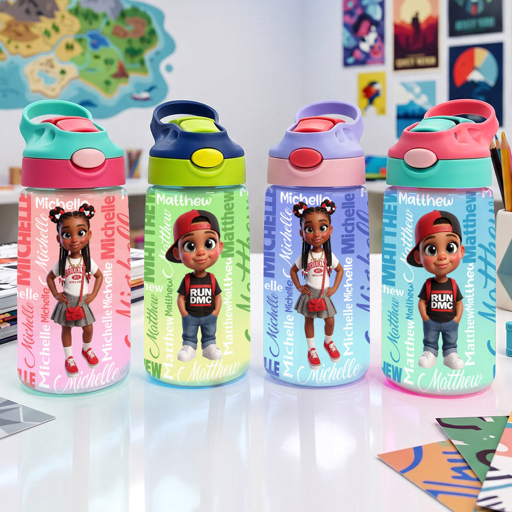 I Am - Personalized Kid Water Bottle