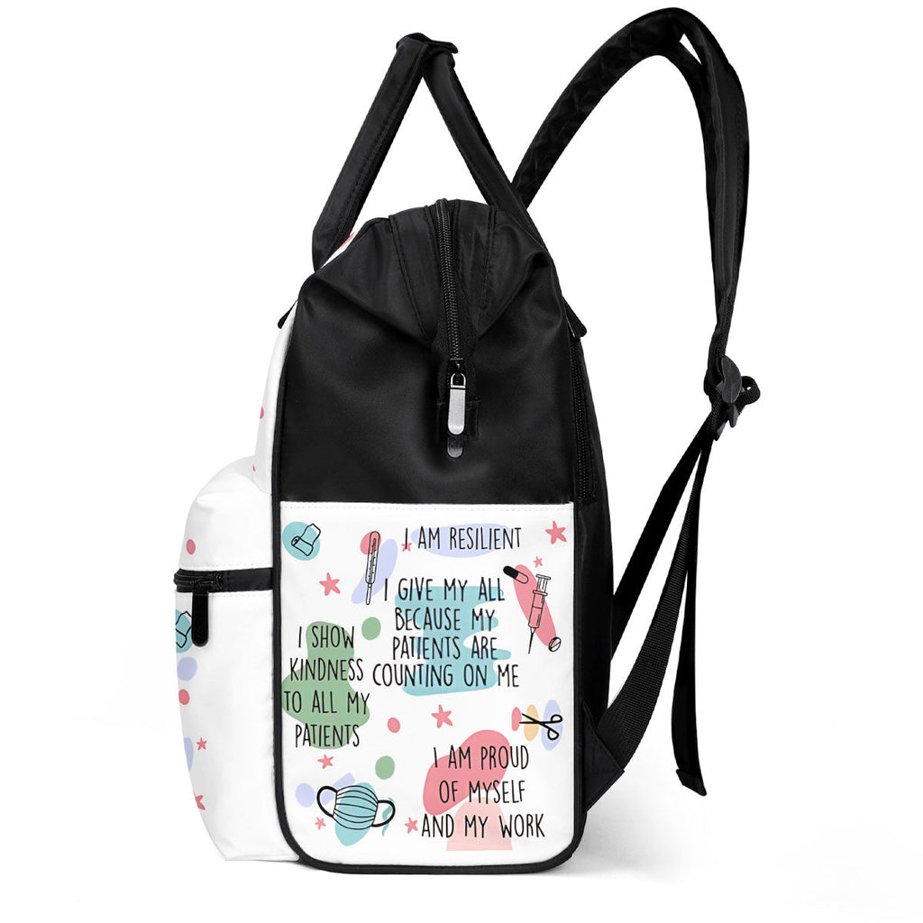 Nurse Daily Affirmation - Personalized Duckbilled Backpack