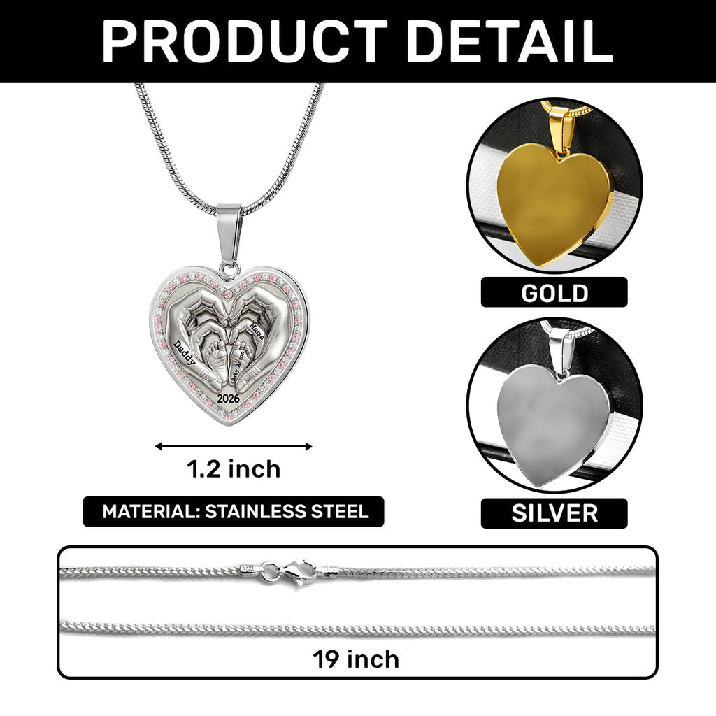 Forever Our Little Love - Personalized Heart Necklace