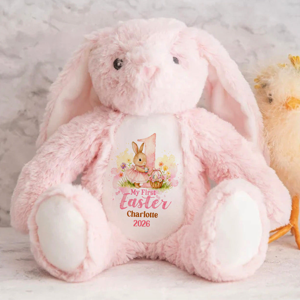 Baby's First Easter - Personalized Stuffed Bunny