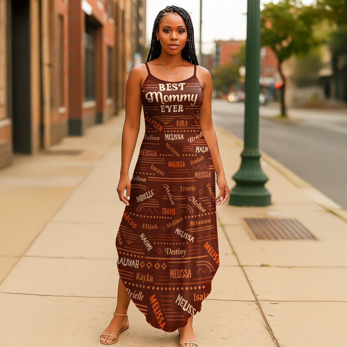 Best Grandma Ever - Personalized Maxi Dress
