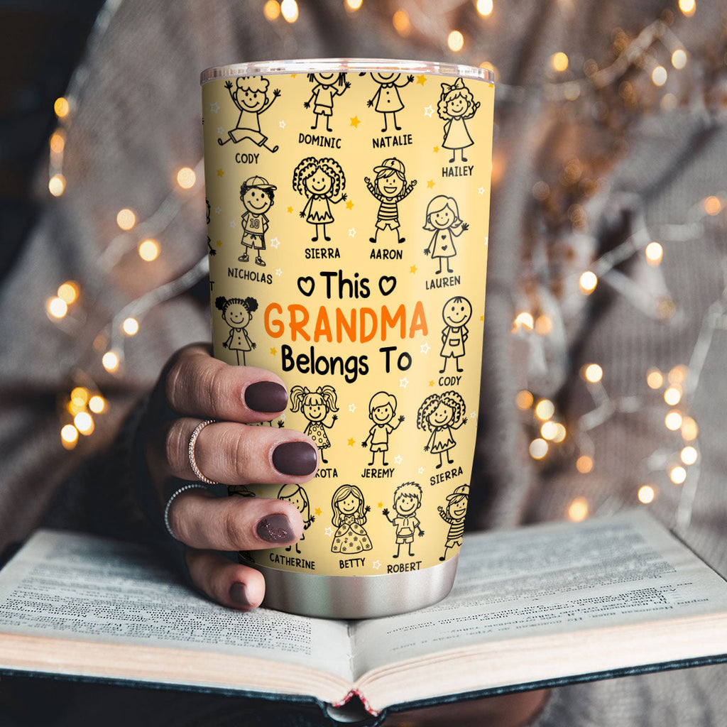 This Mommy Belongs To - Personalized Stainless Steel Tumbler