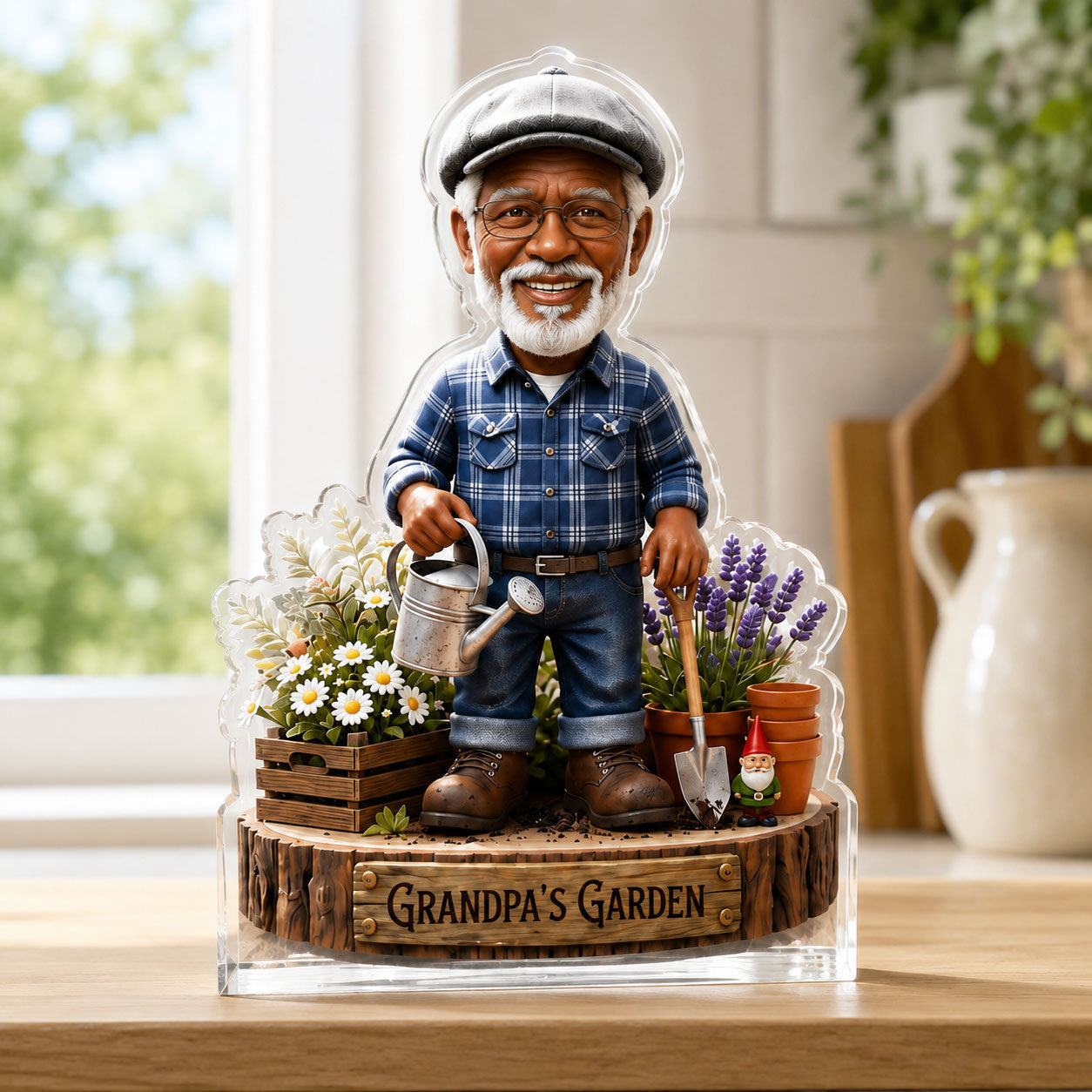Custom Photo Garden Decor - Personalized Custom Shaped Acrylic Plaque