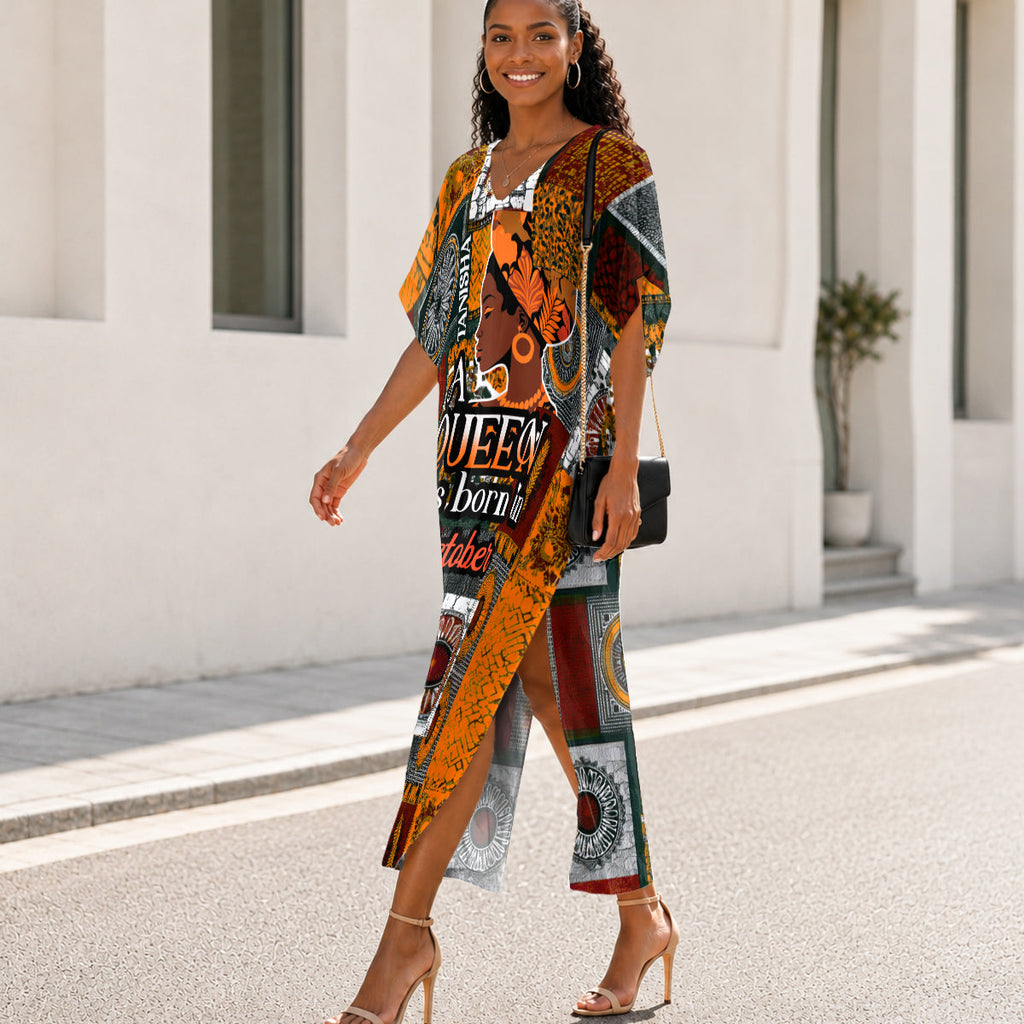 A Beautiful Queen - Personalized Kaftan Dress