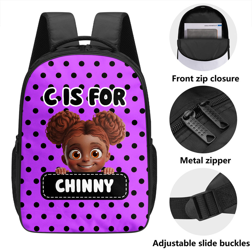 C Is For - Personalized Kid's School Backpack