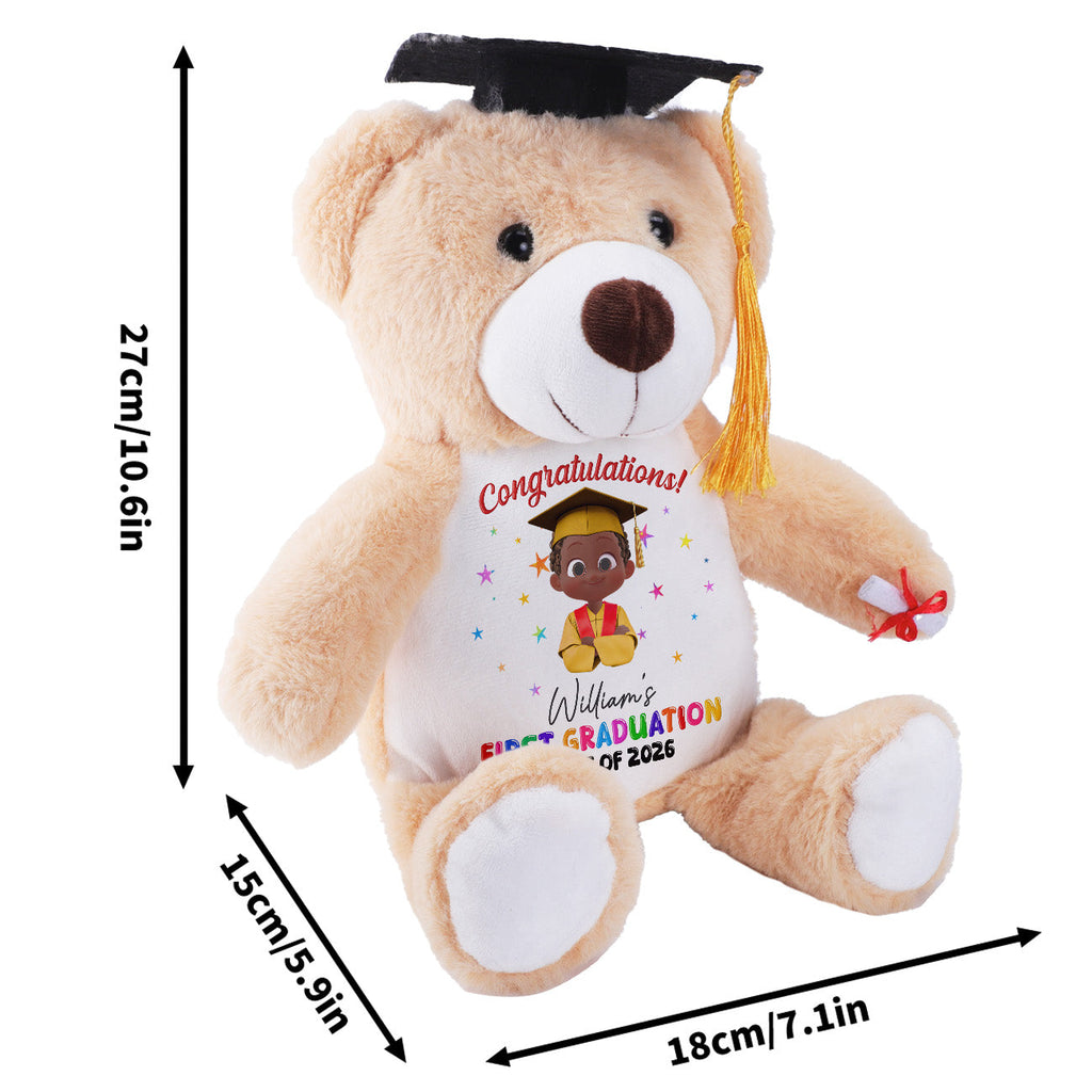 My First Graduation - Personalized Graduation Teddy Bear
