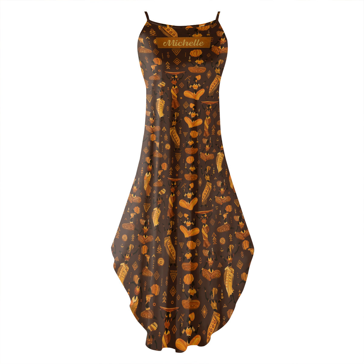 Vibrant African Heritage Life - Personalized Maxi Dress